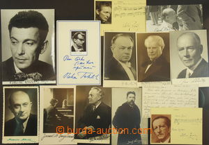 172208 - 1920-80 SKLADATELÉ, DIRIGENTI/ interesting comp. 12 pcs of