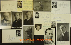 172210 - 1920-80 SKLADATELÉ, DIRIGENTI/ interesting comp. 13 pcs of