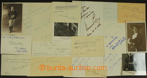174238 - 1890-1950 OPERA/ PĚVCI very interesting selection of 33 pc
