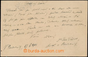 174357 - 1901 RÁDL Emanuel Prof. Dr. (1873 - 1942), important Czech