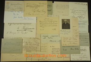 174363 - 1890-1950 MUSIC / very interesting selection of 40 letters a