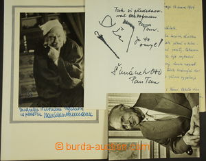 174930 - 1956-61 ACTORS / NEUMANN Stanislav (1902-1975), signature on