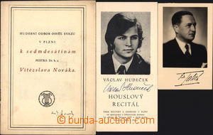 175774 - 1940-77 MUSIC / NOVÁK Vítězslav (1870–1949), important