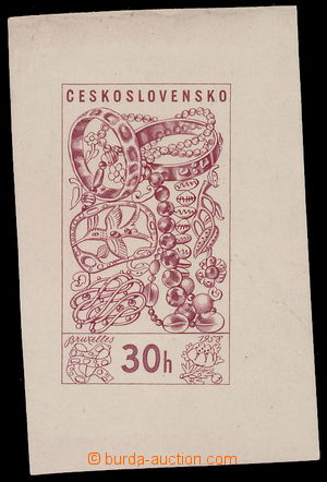 176632 - 1958 ZT Pof.985, EXPO 1958 30h, zkusmý tisk - otisk komple