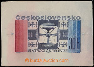 179360 - 1968 ZT Pof.1670, Čs. televize 30h, zkusmý tisk - otisk p
