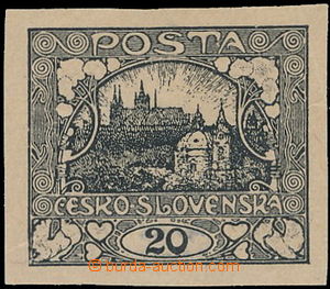 179507 - ZT E. KAREL / zkusmý tisk hodnoty 20h v černé barvě,