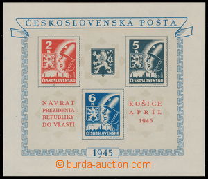 180019 - 1945 Pof.A360/362, Košický aršík s DV zlomená tlapa na