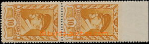 181041 - 1945 Pof.382 VV, Moskevské 10h hnědožlutá, krajová svis