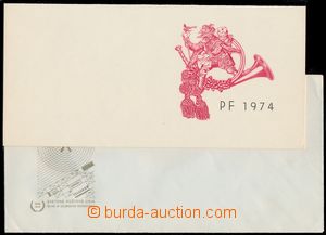 181671 - 1974 (CSO) nepoužitá služební obálka s přítiskem, ale