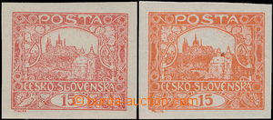 181700 - Pof.7a, 15h hnědočervená, 2ks, různé odstíny; u 1 zn.