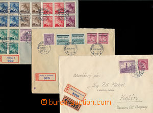 181884 - 1939-40 1x R+Ex dopis vyfr. zn. Poděbrady 4Kč a TGM 1Kč,