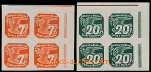 182299 - 1939 Pof.NV3, NV7, Novinové 7h oranžová a 20h šedozelen