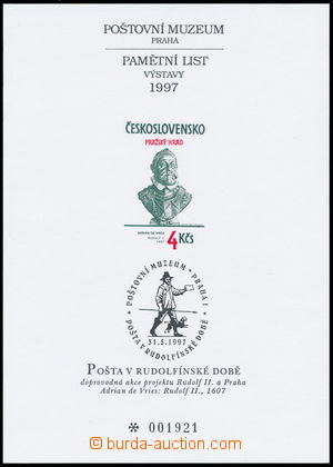 185453 - 1997 PTM9, Pošta v rudolfínské době; kat. 900Kč