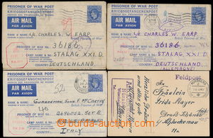 189155 - 1942-1944 ZAJATECKÁ POŠTA - NĚMECKO, VELKÁ BRITÁNIE se