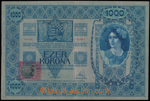 189687 - 1919 Ba.6, 1000K, 2.1.1902, tištěný kolek, série 1166