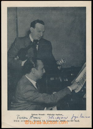 190324 - 1956 SZPILMAN Wladyslaw (1911-2000), světoznámý Polish pi
