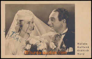 190806 - 1941 GOLLOVÁ Nataša (1912–1988), known Czech actress, a