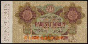 194242 - 1919 Ba.11b, 50Kč, série 36, široké číslice