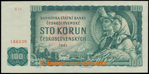 194264 - 1961 Ba.98a1, 100Kčs, mokrý měditisk, STC, série B 15