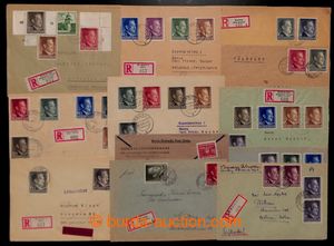 194443 - 1942-1944 GENERAL GOVERNMENT comp. of 12 mostly Reg letters