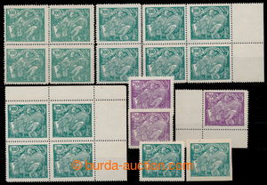196130 - Pof.164A, 100h zelená, ŘZ 13?, 15ks, z toho 3x 4-blok a 1x