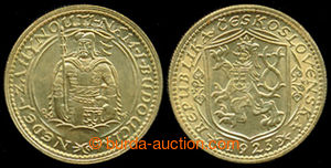 197494 - 1923 CZECHOSLOVAKIA 1918-39 / Dukát St. Wenceslas 1923; qua