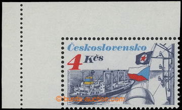 199370 - 1989 Pof.2889B, Čsl. námořní plavba 4Kčs, levý horní rohový