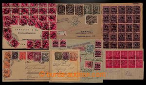 200017 - 1922-1923 INFLACE / sestava 7ks celistvostí z inflačního