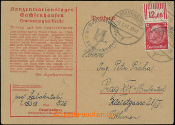 204276 - 1941 KT SACHSENHAUSEN - ORANIENBURG předtištěná karta d