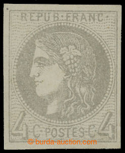 204405 - 1870-1871 Mi.38a, Ceres 4C grey, minor gum fault right lower