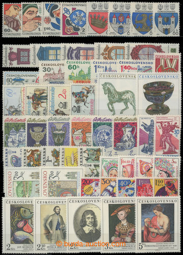 206465 - 1977 Pof.2232-2291, kompletní ročník včetně aršíků a Letecký