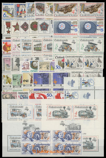 211478 - 1987 Pof.2778-2823, kompletní ročník 1987 ve 4-blocích (!),
