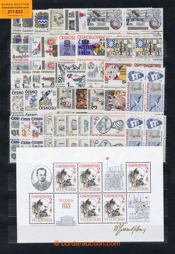 211533 - 1985 Pof.2680-2725, kompletní ročník 1985 ve 4-blocích (!),