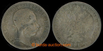 218072 - 1882 FRANTIŠEK JOSEF I., 2 zlatník; Ag; patina