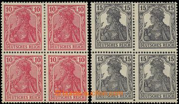 221607 - 1917-1918 VÁLEČNÉ PADĚLKY / PROPAGANDA Mi.4, 5, Germani