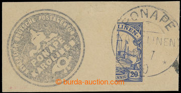 224629 - 1910 KAROLINEN, provizorium PONAPE na výstřižku, z obdob