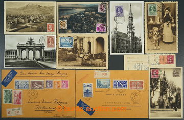 224739 - 1920-1945 SELECTION of / 15 entires, from that 11x Reg lette