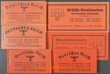 225606 - 1936-1941 STAMP BOOKLETS / selection of 6 various complete s
