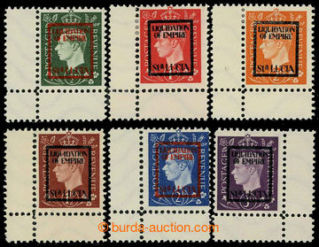226450 - 1944 WAR FORGERIES / PROPAGANDA Mi.9-14 IVb, forgeries of Br