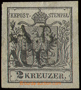 22661 - 1850 issue I 2 Kreuzer, Mi.2X, hand-made paper type Ia, very