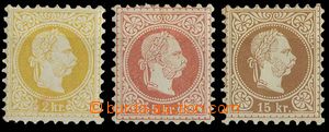 22932 - 1867 VI. issue - fine print, comp. of stamps 2 Kreuzer + 5 K