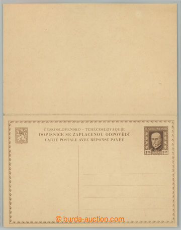 232652 - 1926 CDV34Pa, dvojitá dopisnice pro cizinu TGM 1,20Kč hně