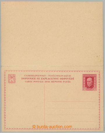 232653 - 1926 CDV36, dvojitá dopisnice pro cizinu TGM 1,50Kč červe