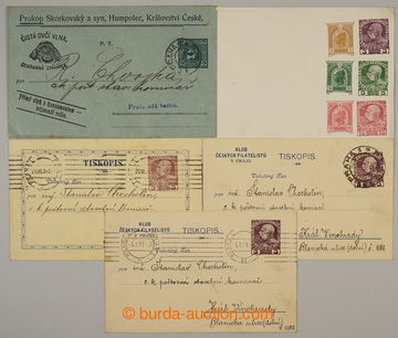 233069 - 1890-1925 SOUKROMÉ CELINY / sestava 5ks celin, z toho 4x pr