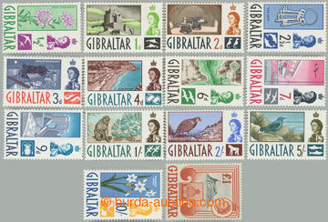 233339 - 1960-1962 SG.160-173, Elizabeth II. - Motives ½d-£1; compl