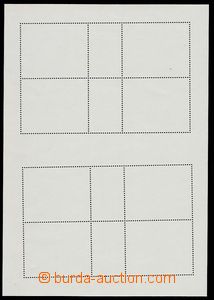 23356 - 1980? undetached sheet stamp. Art, without print, with gum a