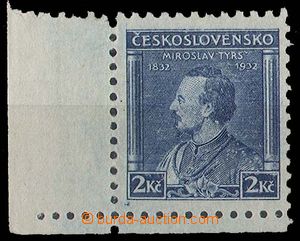 23376 - 1932 Tyrš 2CZK, corner piece without plate mark, Pof.270, c