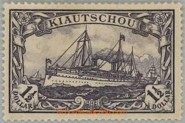 233926 - 1905 Mi.26A, Císařská jachta $1½ černofialová bez prů