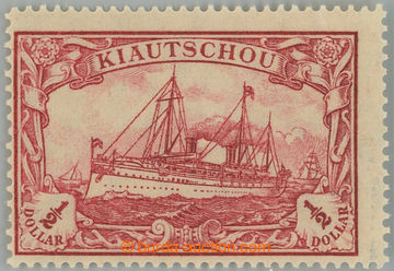233931 - 1918 Mi.34IIa, Císařská jachta $½ tmavě karmínová s p
