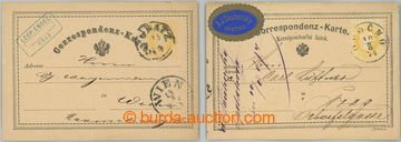 234044 - 1874 PŘEDCHŮDCI PERFINŮ / Ferch.4E, žluťásek 2Kr, V. v